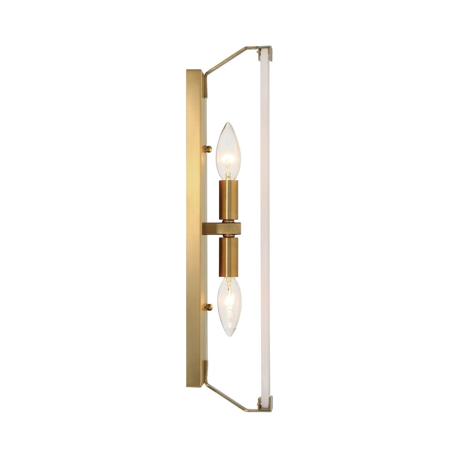 Minka-Lavery - 2602-732 - Two Light Wall Sconce - Glowstone - Legacy Brass