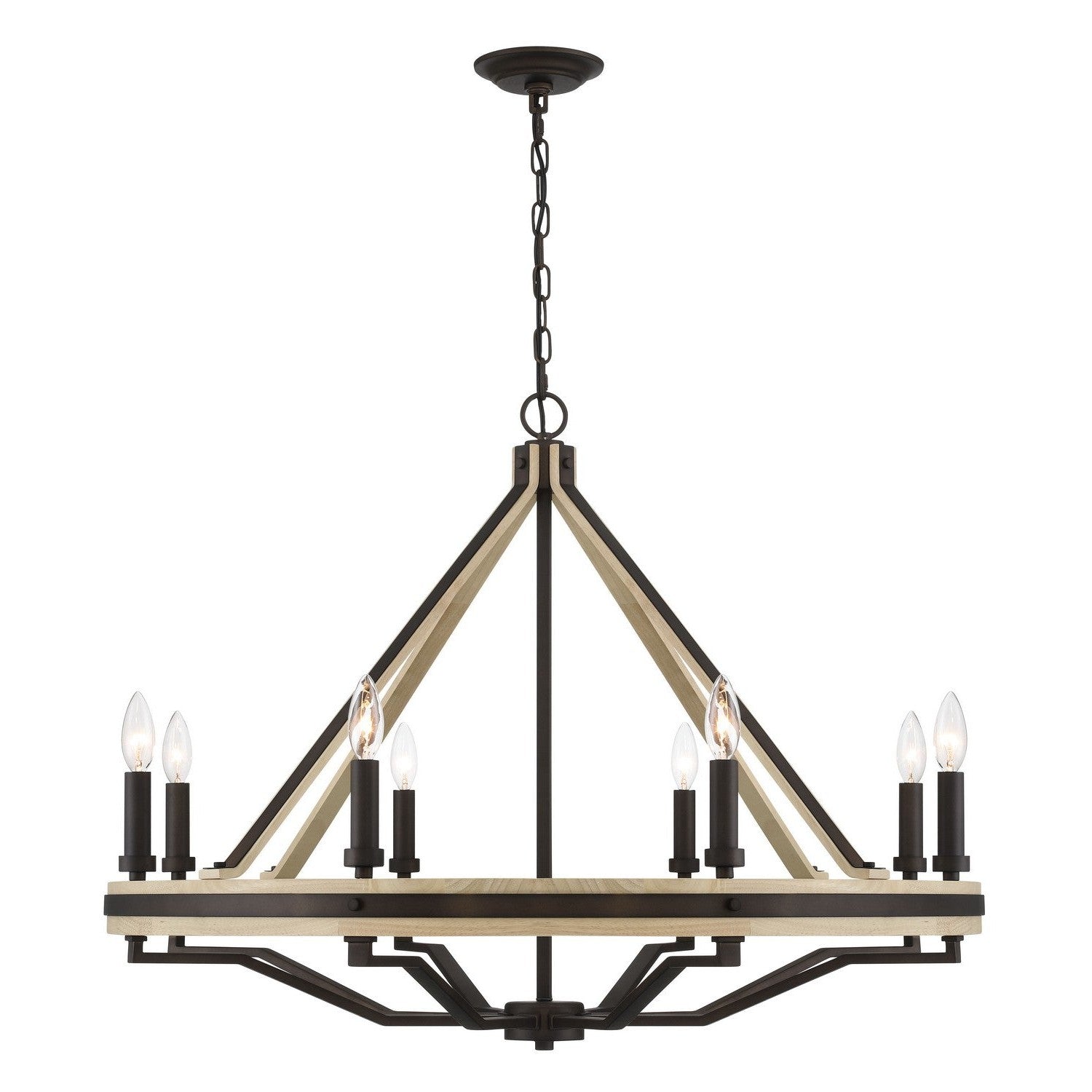 Minka-Lavery - 2628-860 - Eight Light Chandelier - Sonoma - Dark Bronze