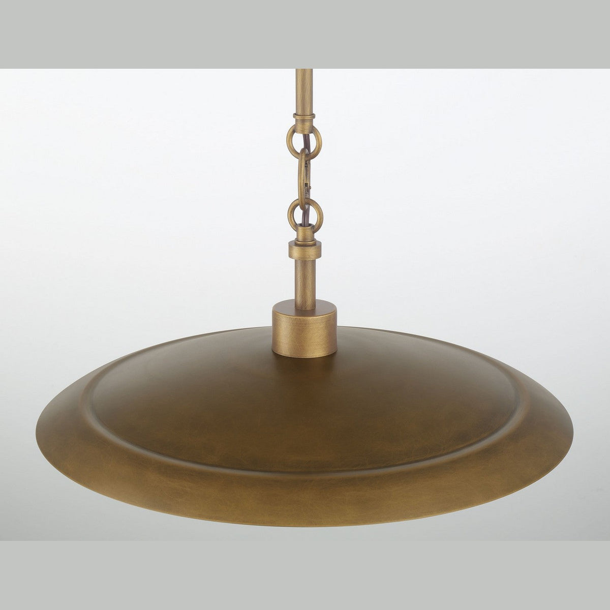 Minka-Lavery - 296-741 - One Light Pendant - York - Natural Brass & Dark Matte Coa