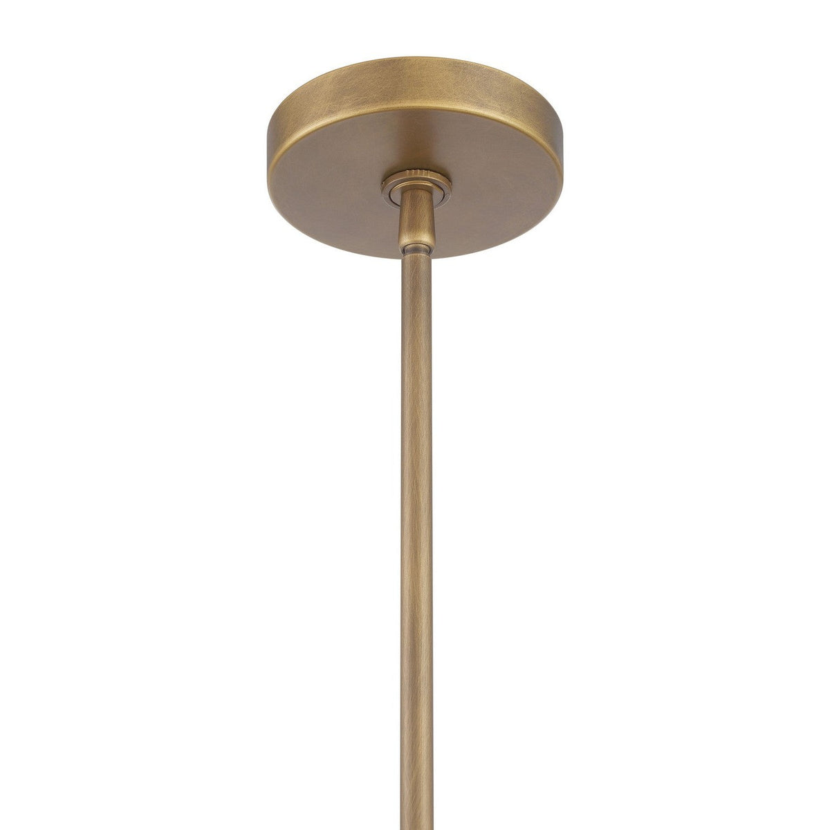 Minka-Lavery - 296-741 - One Light Pendant - York - Natural Brass & Dark Matte Coa