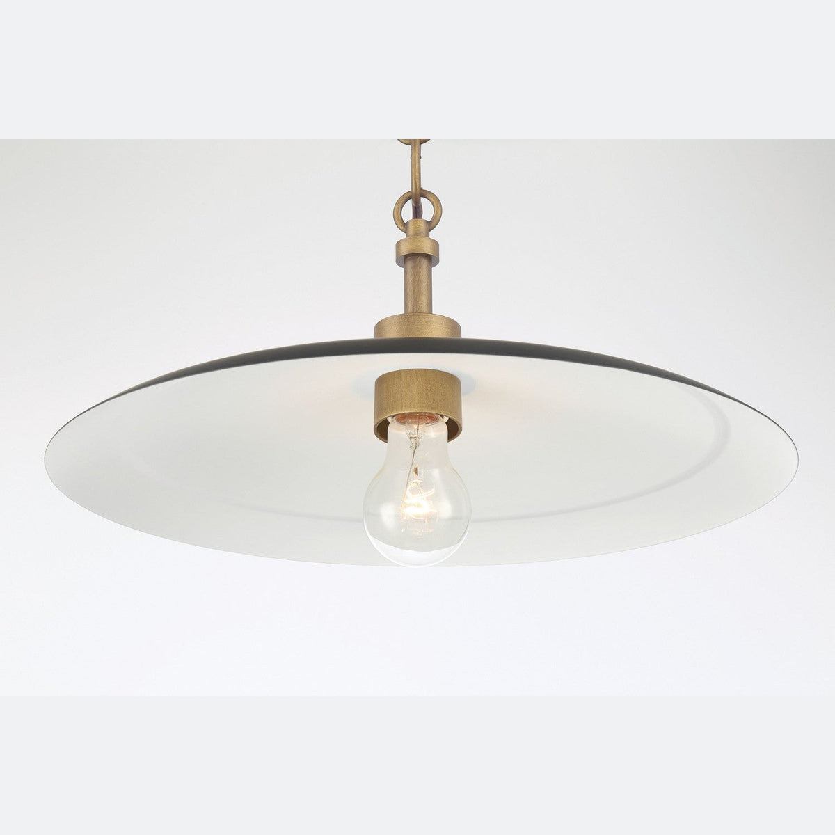 Minka-Lavery - 296-858 - One Light Pendant - York - Natural Brass
