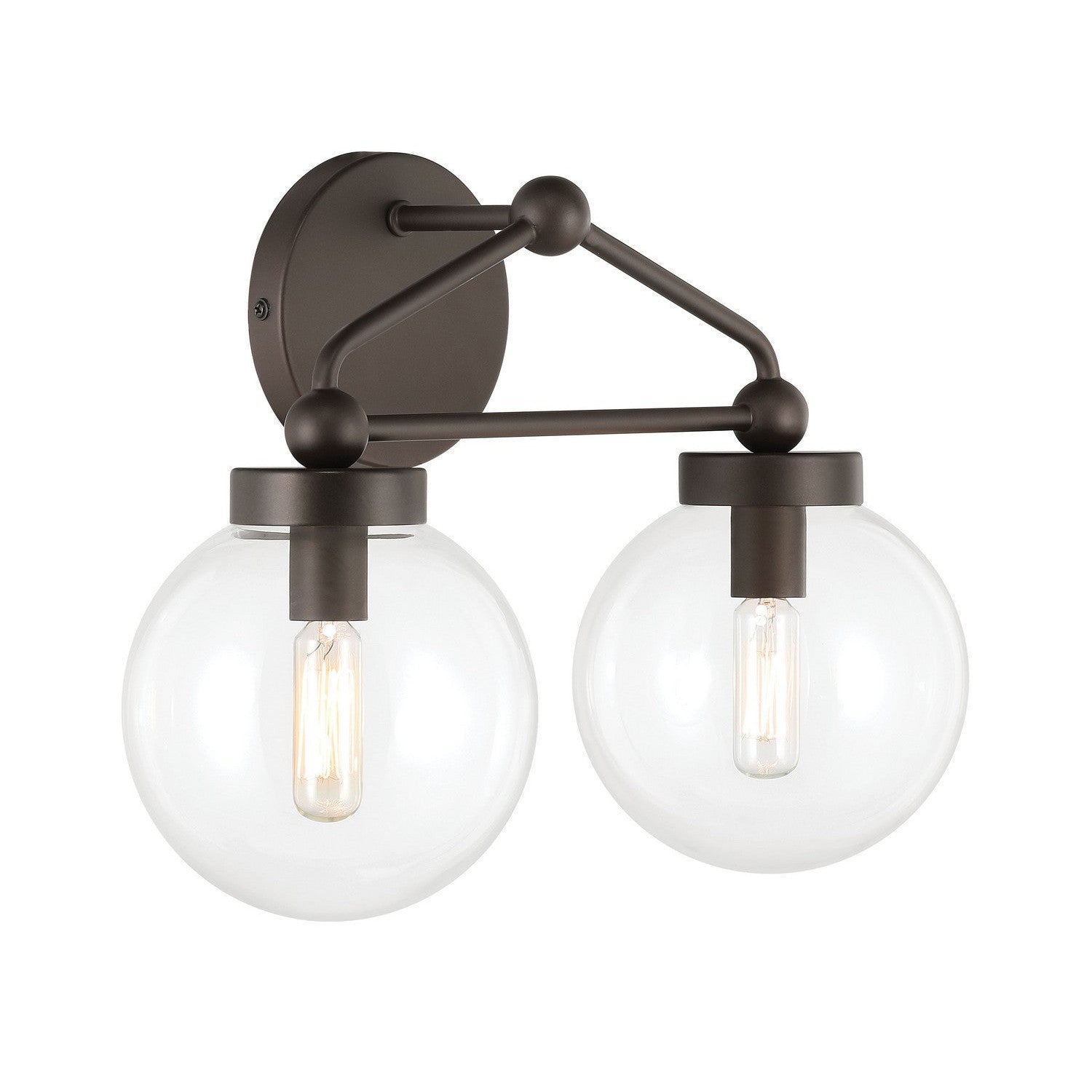 Minka-Lavery - 2972-860 - Two Light Vanity - Stella - Dark Bronze