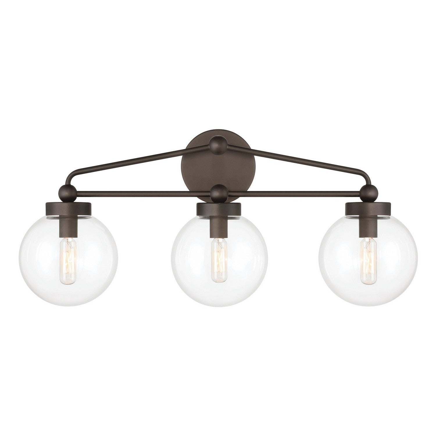 Minka-Lavery - 2973-860 - Three Light Vanity - Stella - Dark Bronze