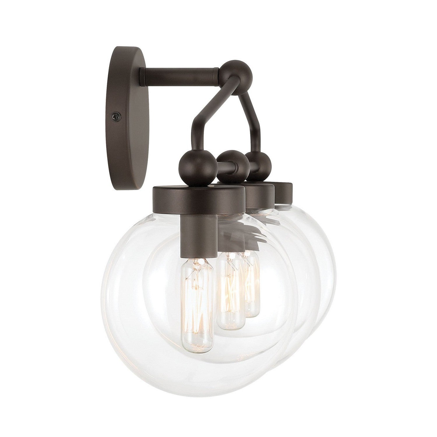 Minka-Lavery - 2973-860 - Three Light Vanity - Stella - Dark Bronze