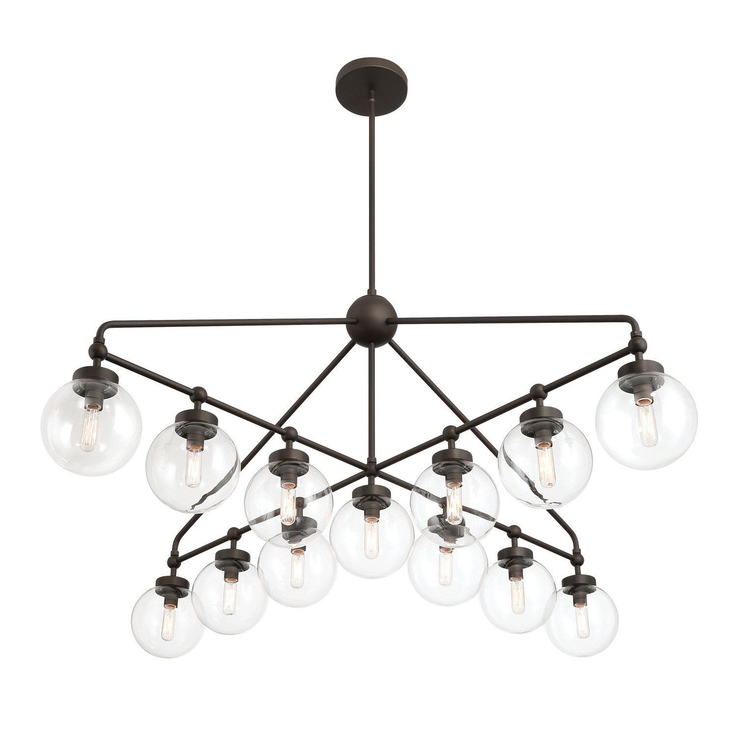 Minka-Lavery - 2975-860 - 13 Light Chandelier - Stella - Dark Bronze