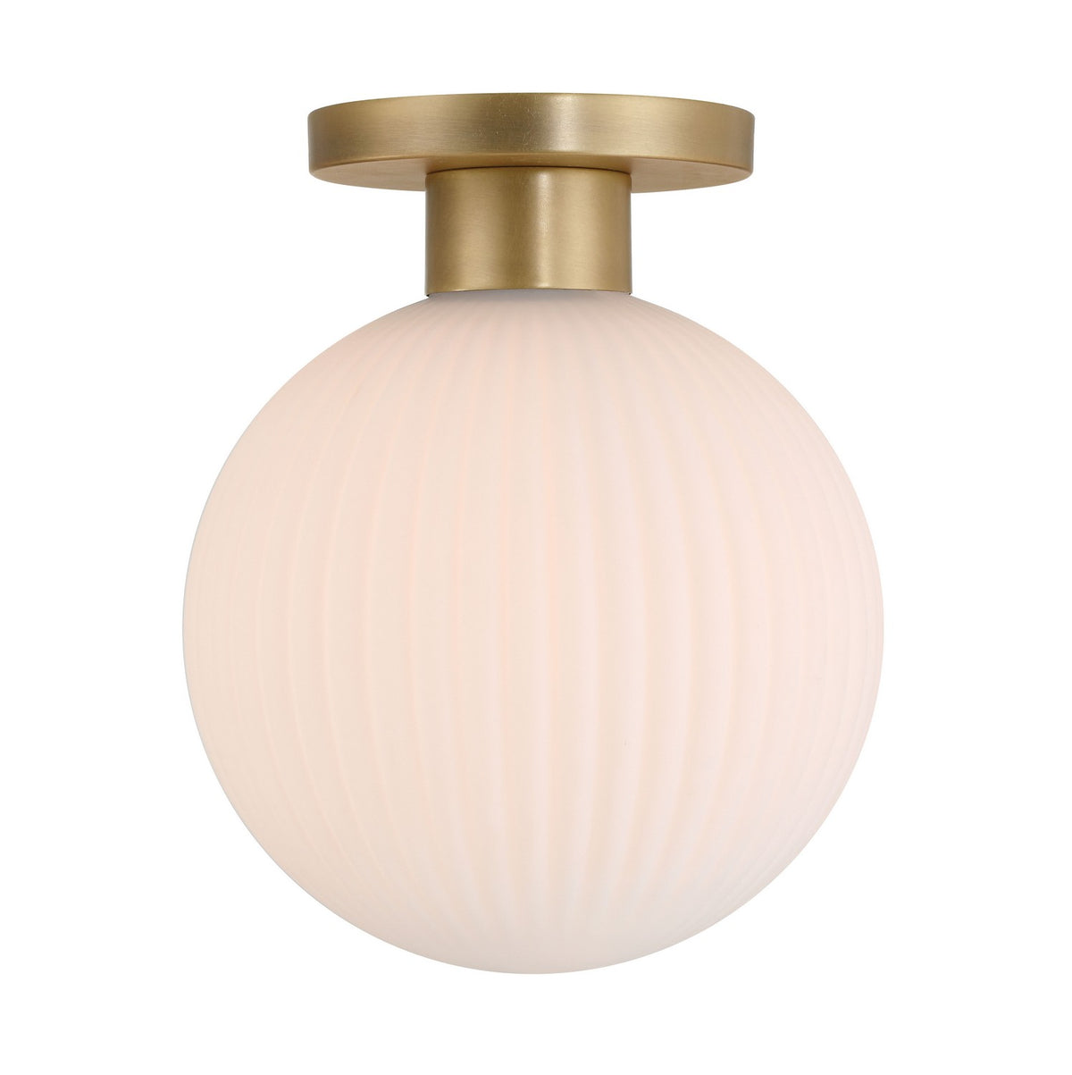 Minka-Lavery - 2995-732 - One Light Flush Mount - Fenton - Legacy Brass