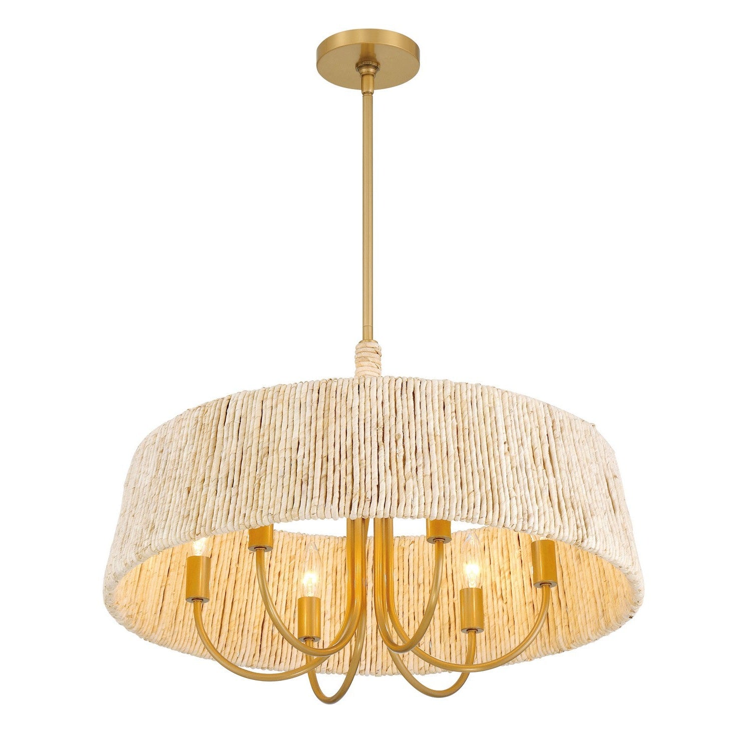 Minka-Lavery - 3605-732 - Six Light Pendant - Hellia - Legacy Brass
