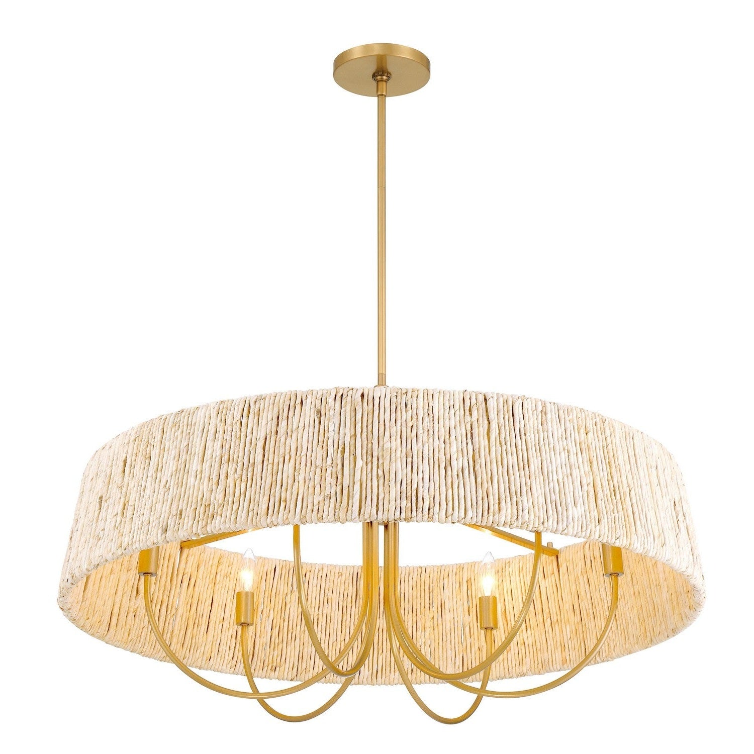 Minka-Lavery - 3606-732 - Six Light Pendant - Hellia - Legacy Brass