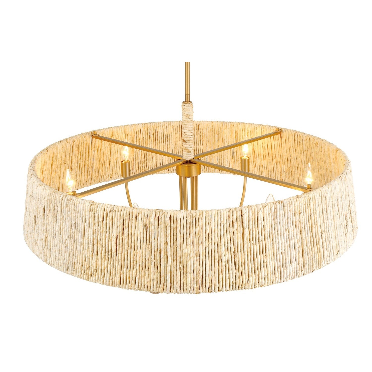 Minka-Lavery - 3606-732 - Six Light Pendant - Hellia - Legacy Brass