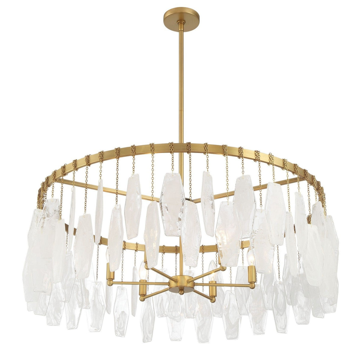 Minka-Lavery - 3626-732 - Six Light Pendant - Willow - Legacy Brass