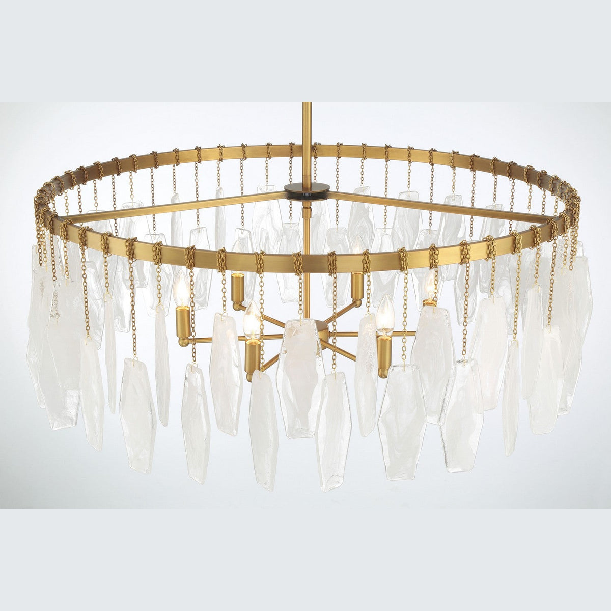 Minka-Lavery - 3626-732 - Six Light Pendant - Willow - Legacy Brass