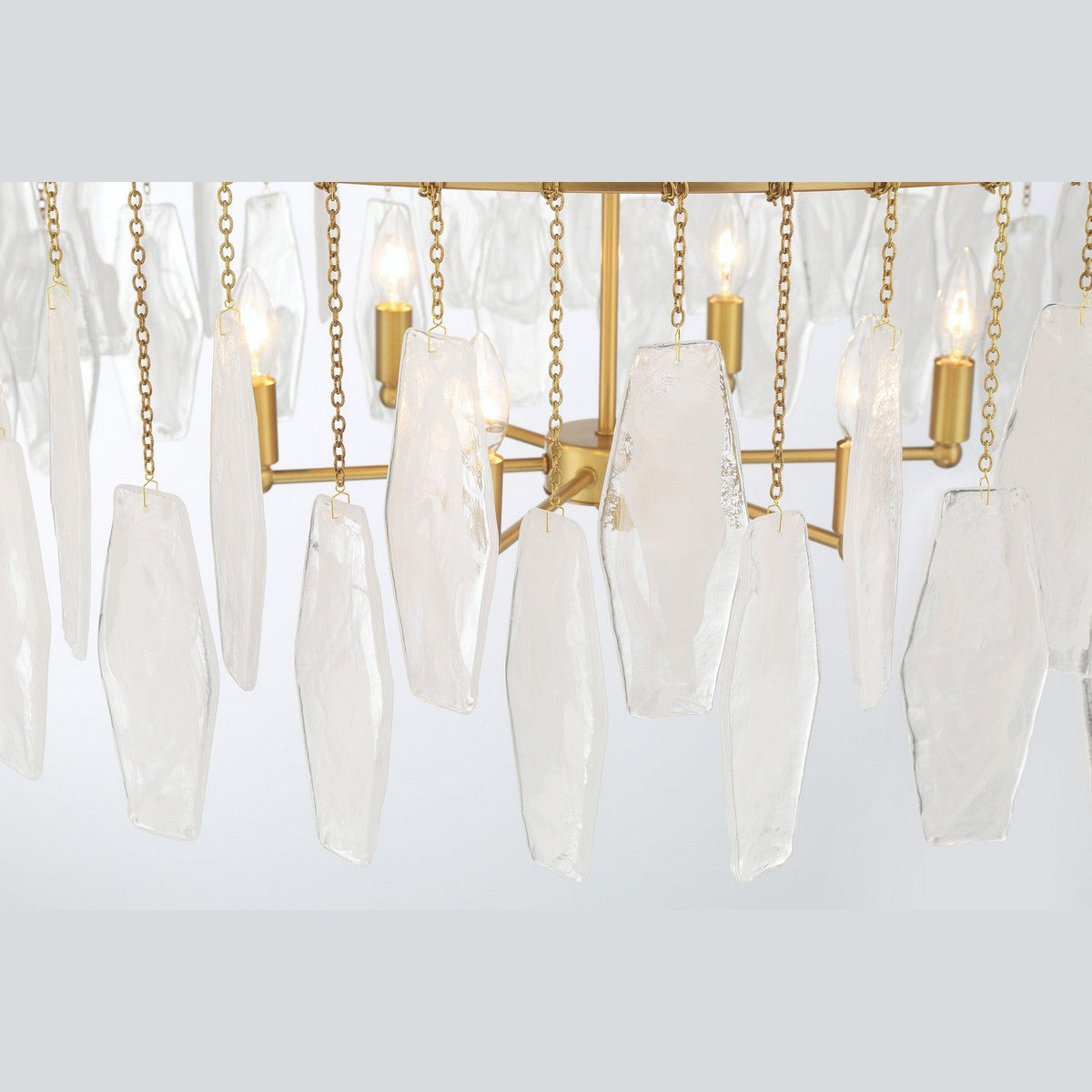 Minka-Lavery - 3626-732 - Six Light Pendant - Willow - Legacy Brass