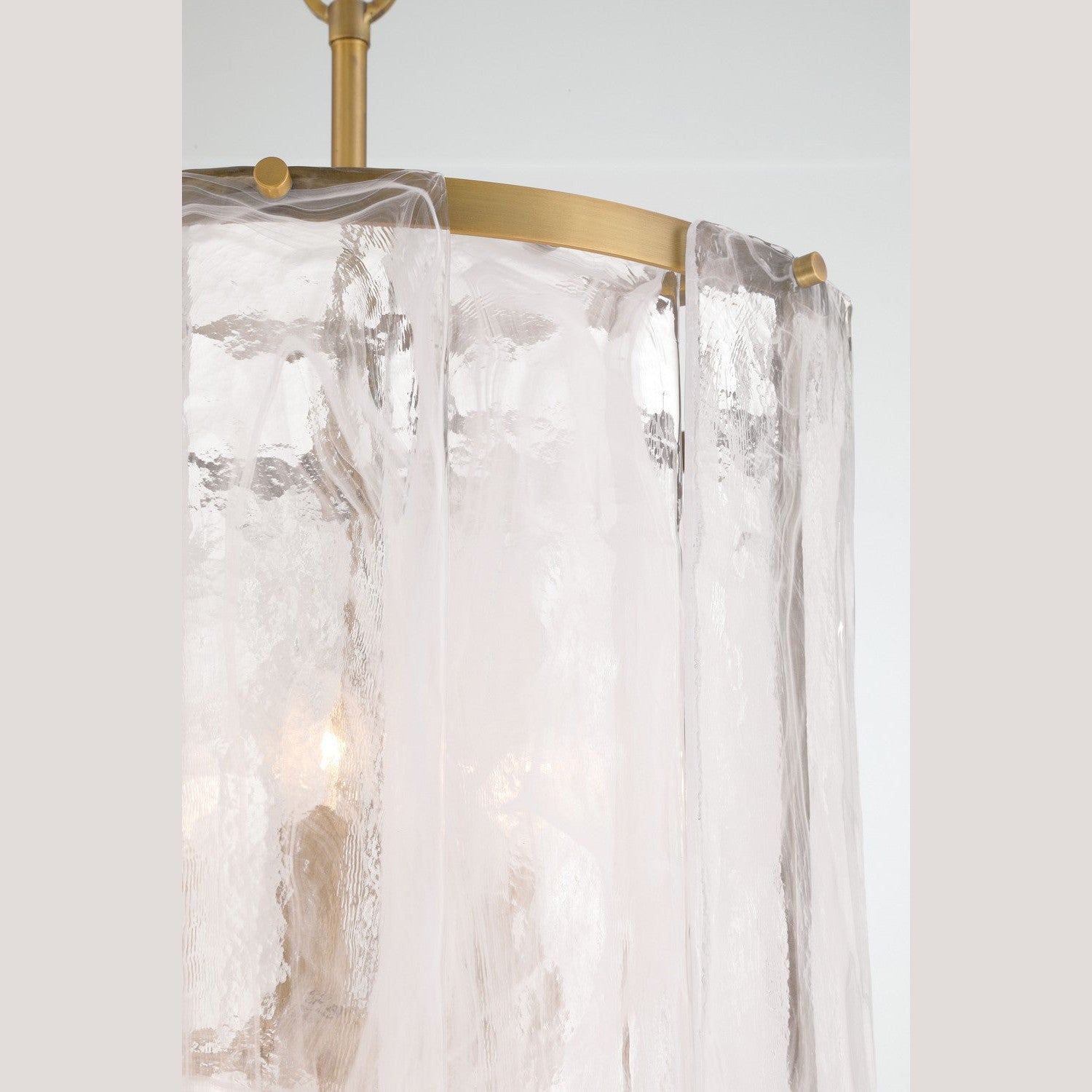 Minka-Lavery - 3637-732 - Six Light Pendant - Veil - Legacy Brass