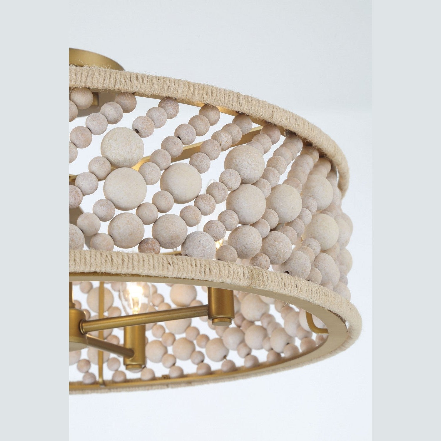 Minka-Lavery - 3645-870 - Four Light Semi Flush Mount - Horsmore - Legacy Brass (Painted)