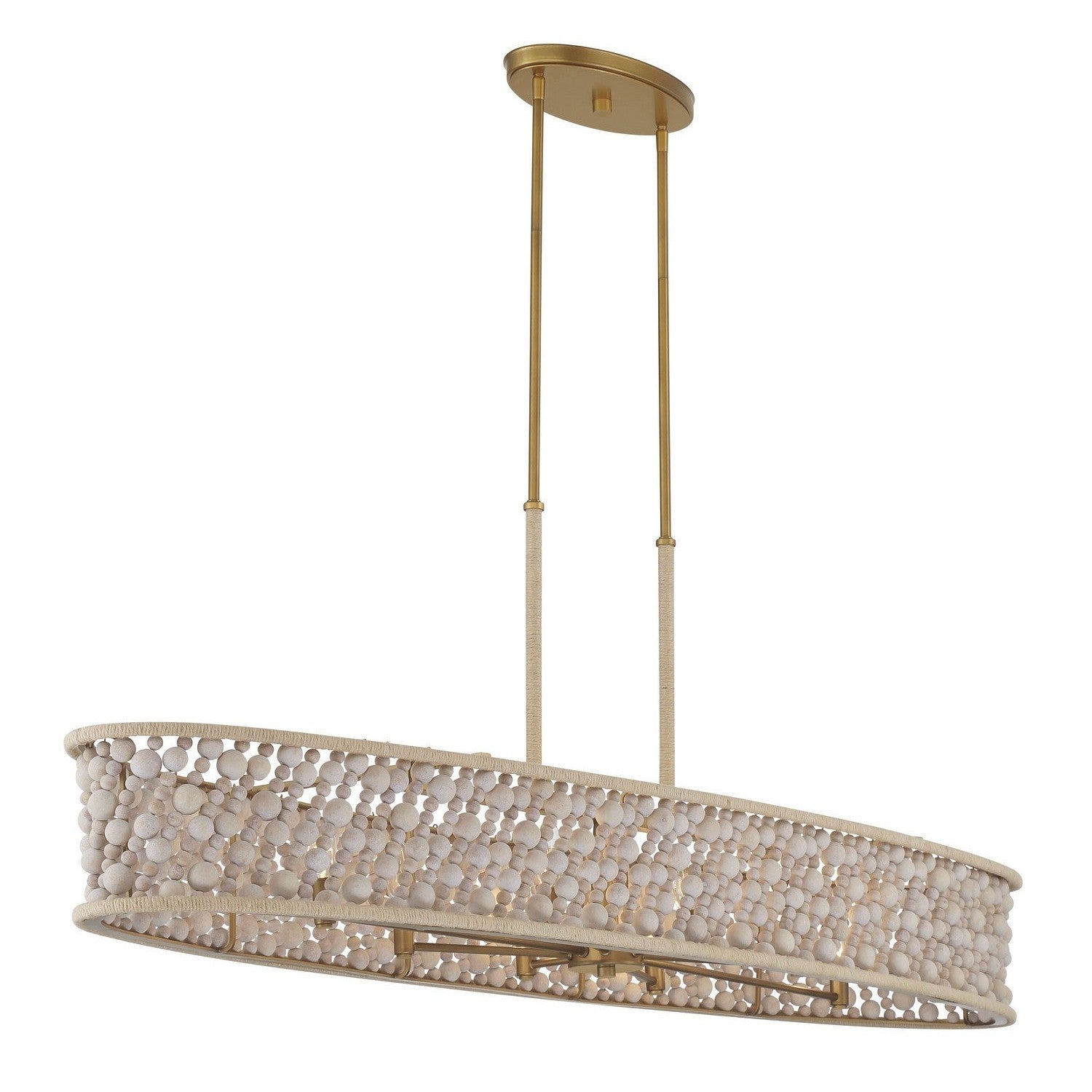 Minka-Lavery - 3647-870 - Eight Light Island Pendant - Horsmore - Legacy Brass (Painted)