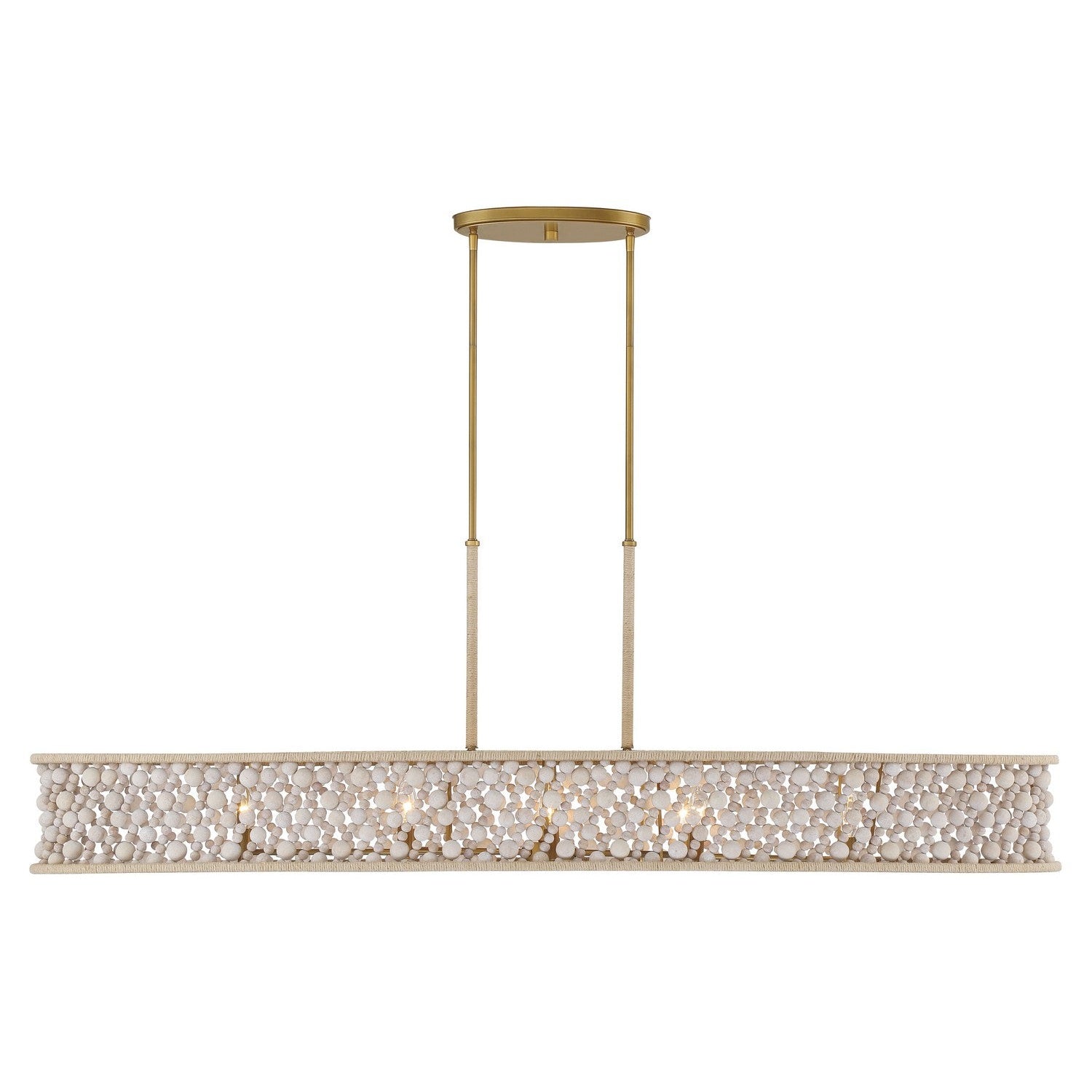 Minka-Lavery - 3647-870 - Eight Light Island Pendant - Horsmore - Legacy Brass (Painted)