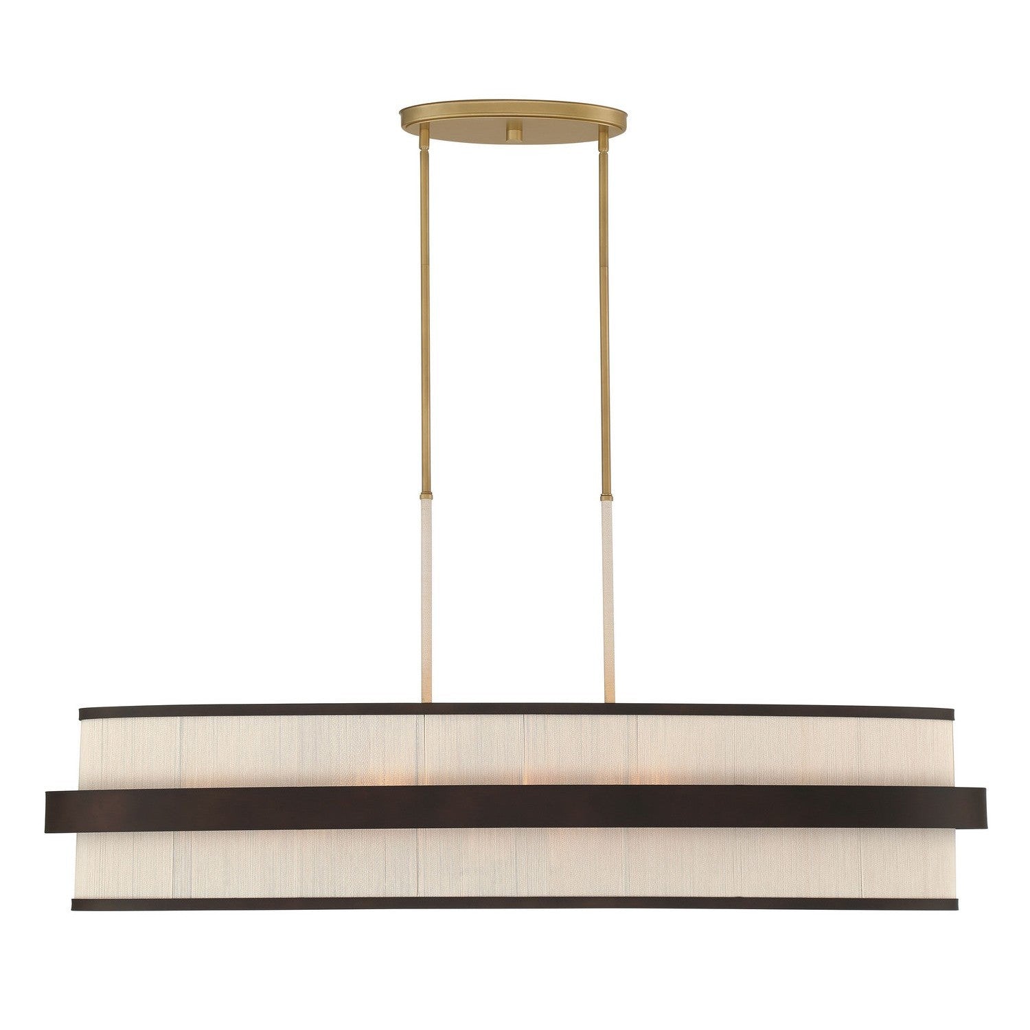 Minka-Lavery - 3687-886 - Eight Light Island Pendant - Harbor Wrap - Legacy Brass (Painted) & Dark