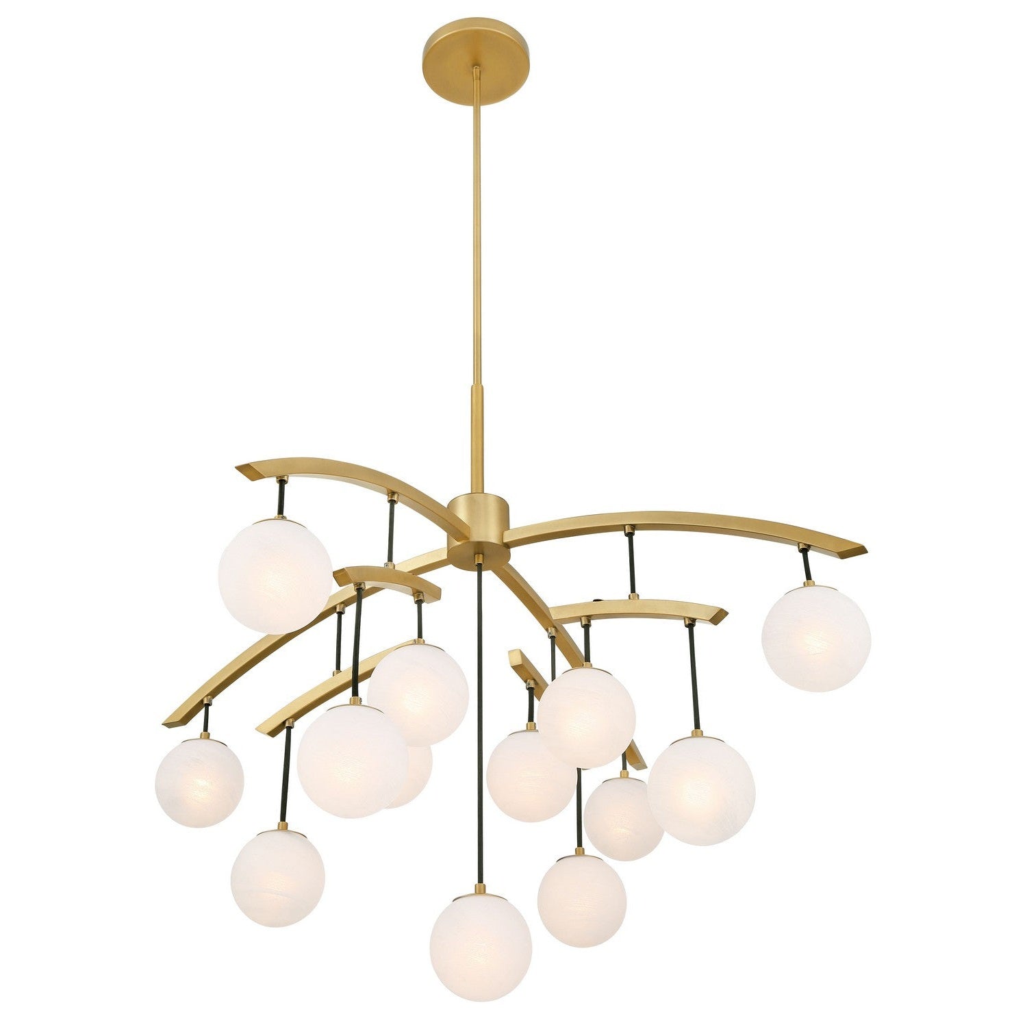 Minka-Lavery - 3748-732 - 13 Light Chandelier - Curven - Legacy Brass