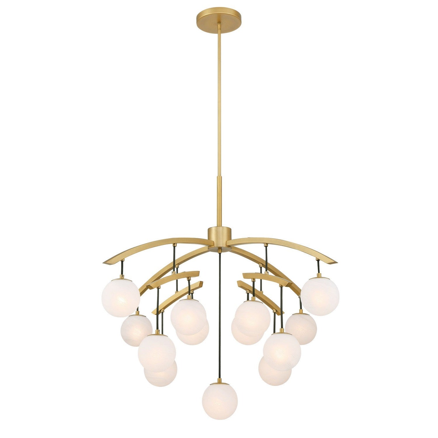 Minka-Lavery - 3748-732 - 13 Light Chandelier - Curven - Legacy Brass