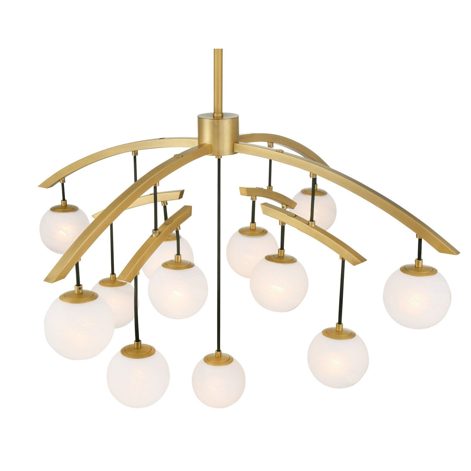 Minka-Lavery - 3748-732 - 13 Light Chandelier - Curven - Legacy Brass
