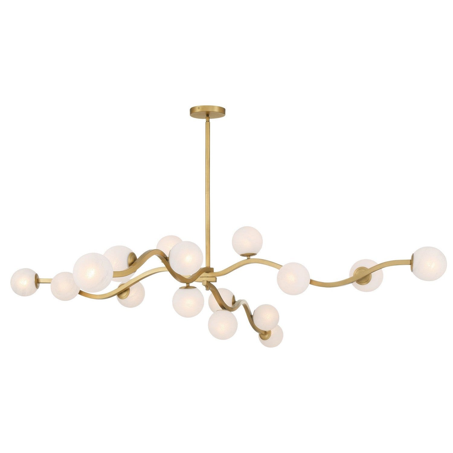 Minka-Lavery - 3749-732 - 16 Light Chandelier - Curven - Legacy Brass