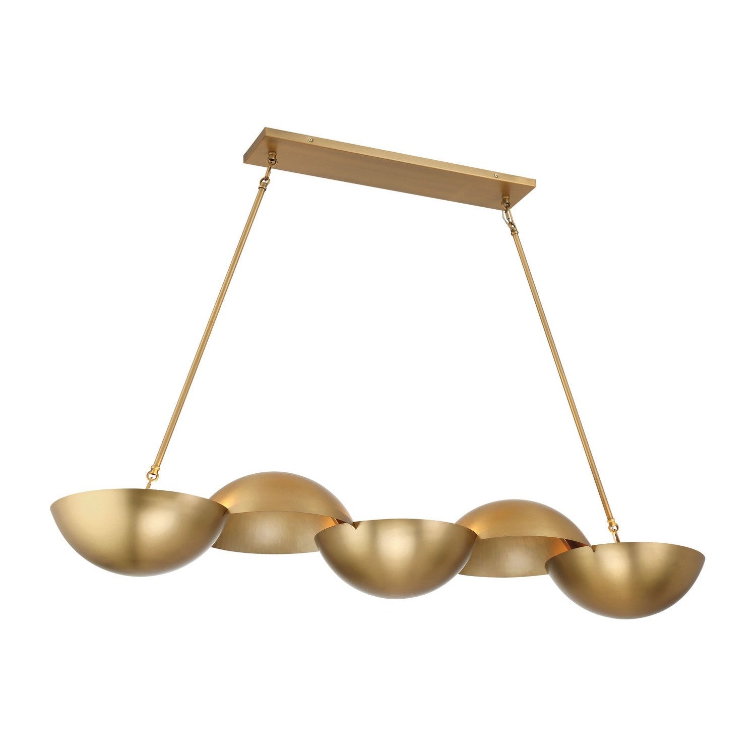 Minka-Lavery - 3757-732 - Six Light Island Pendant - Ivy Lane - Legacy Brass