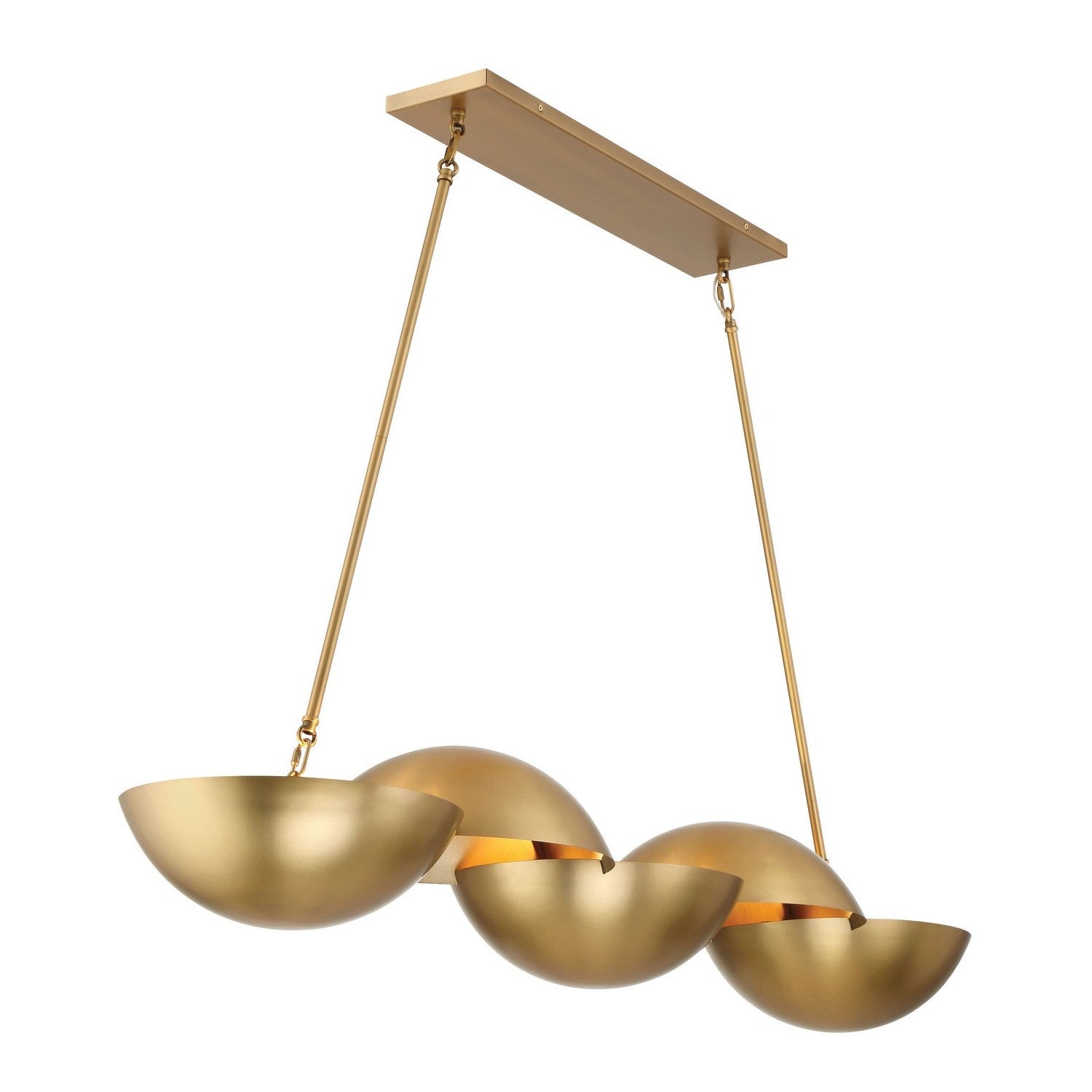 Minka-Lavery - 3757-732 - Six Light Island Pendant - Ivy Lane - Legacy Brass