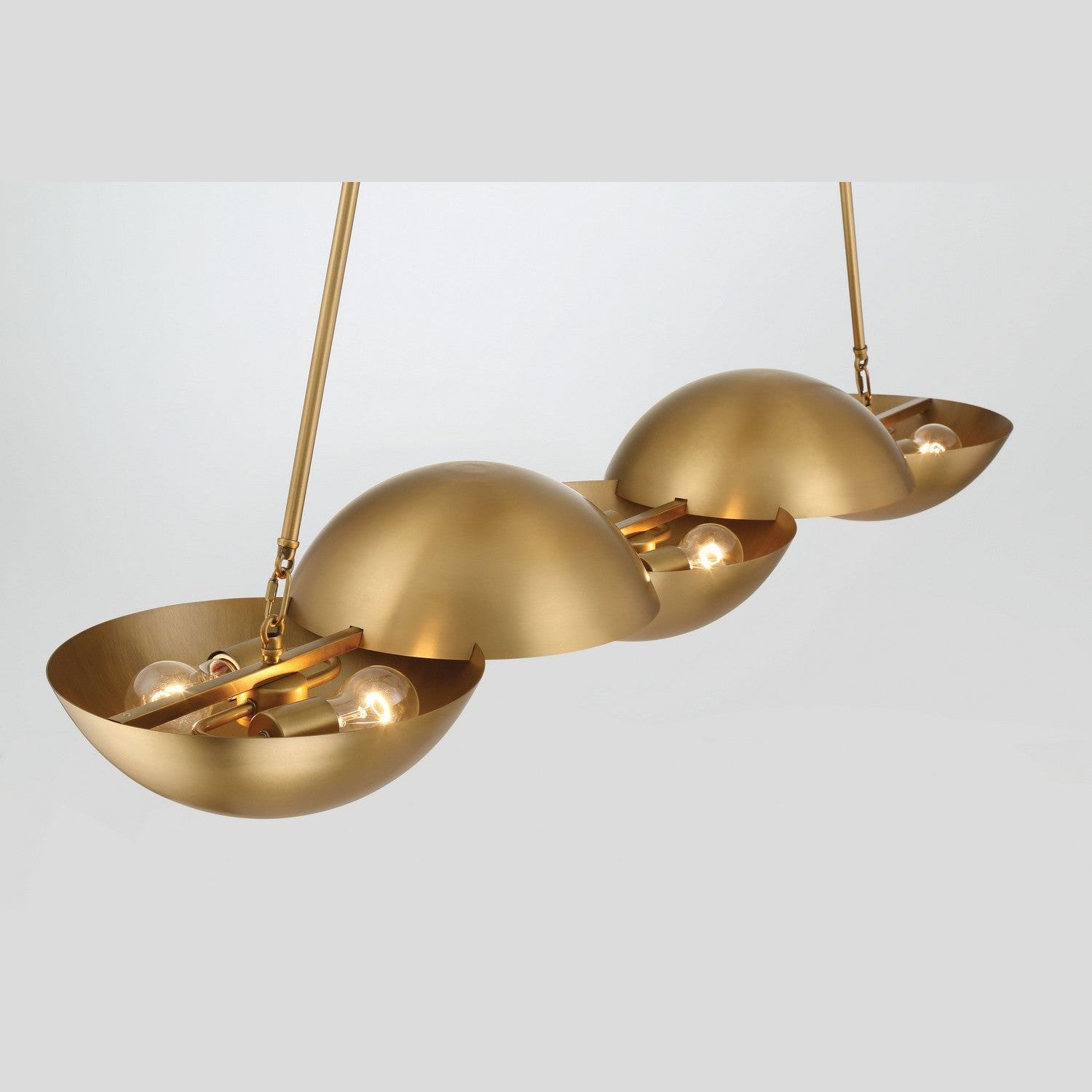 Minka-Lavery - 3757-732 - Six Light Island Pendant - Ivy Lane - Legacy Brass
