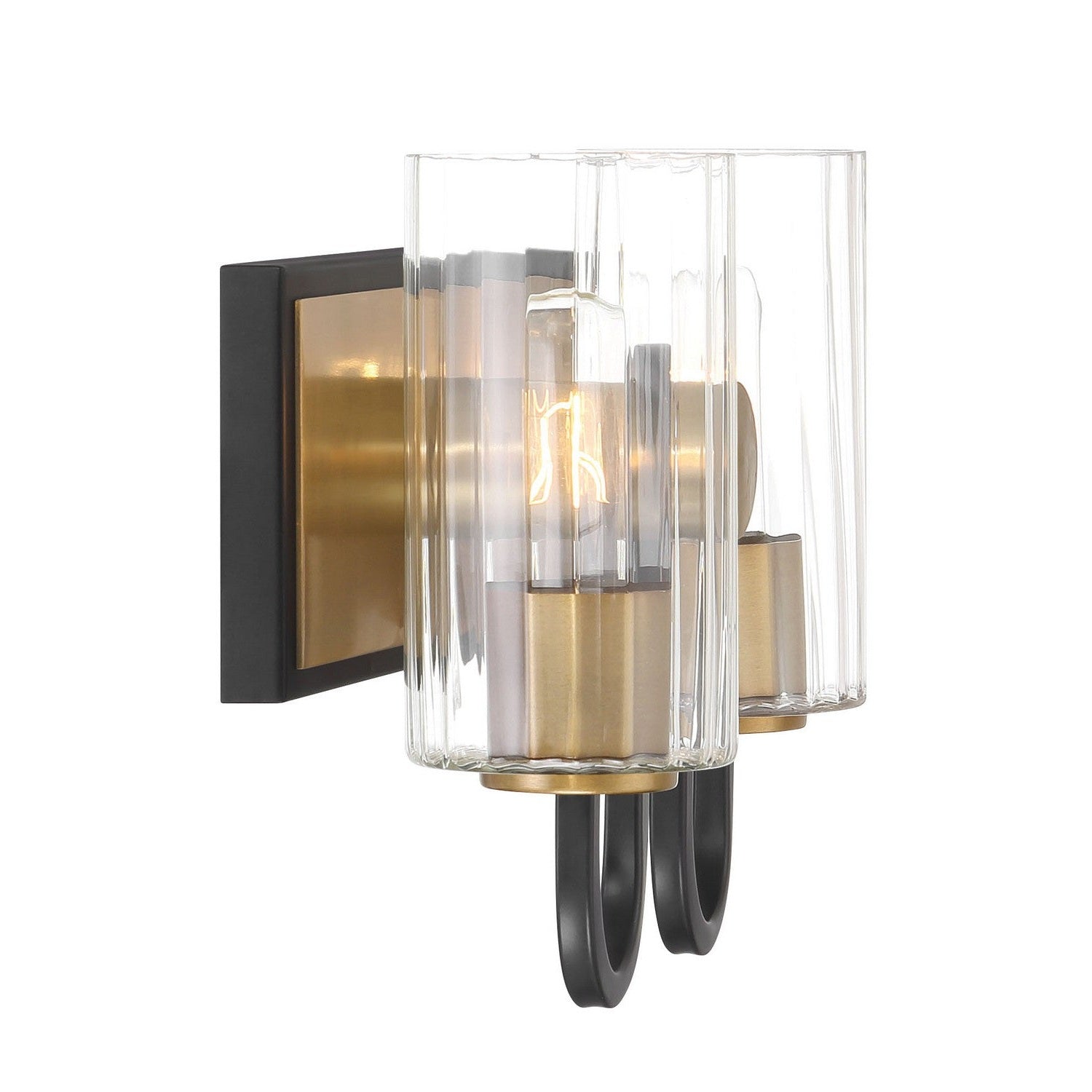 Minka-Lavery - 3762-876 - Two Light Vanity - Orla - Legacy Brass & Dark Matte Blac