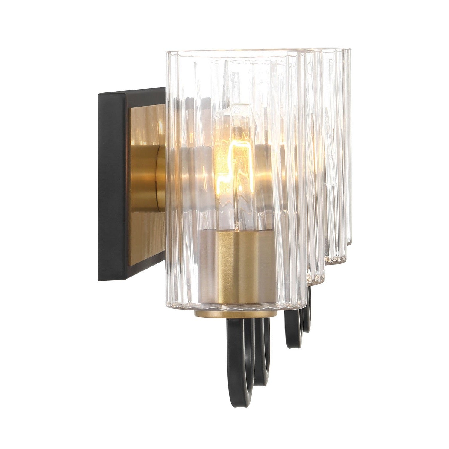 Minka-Lavery - 3764-876 - Four Light Vanity - Orla - Legacy Brass & Dark Matte Blac