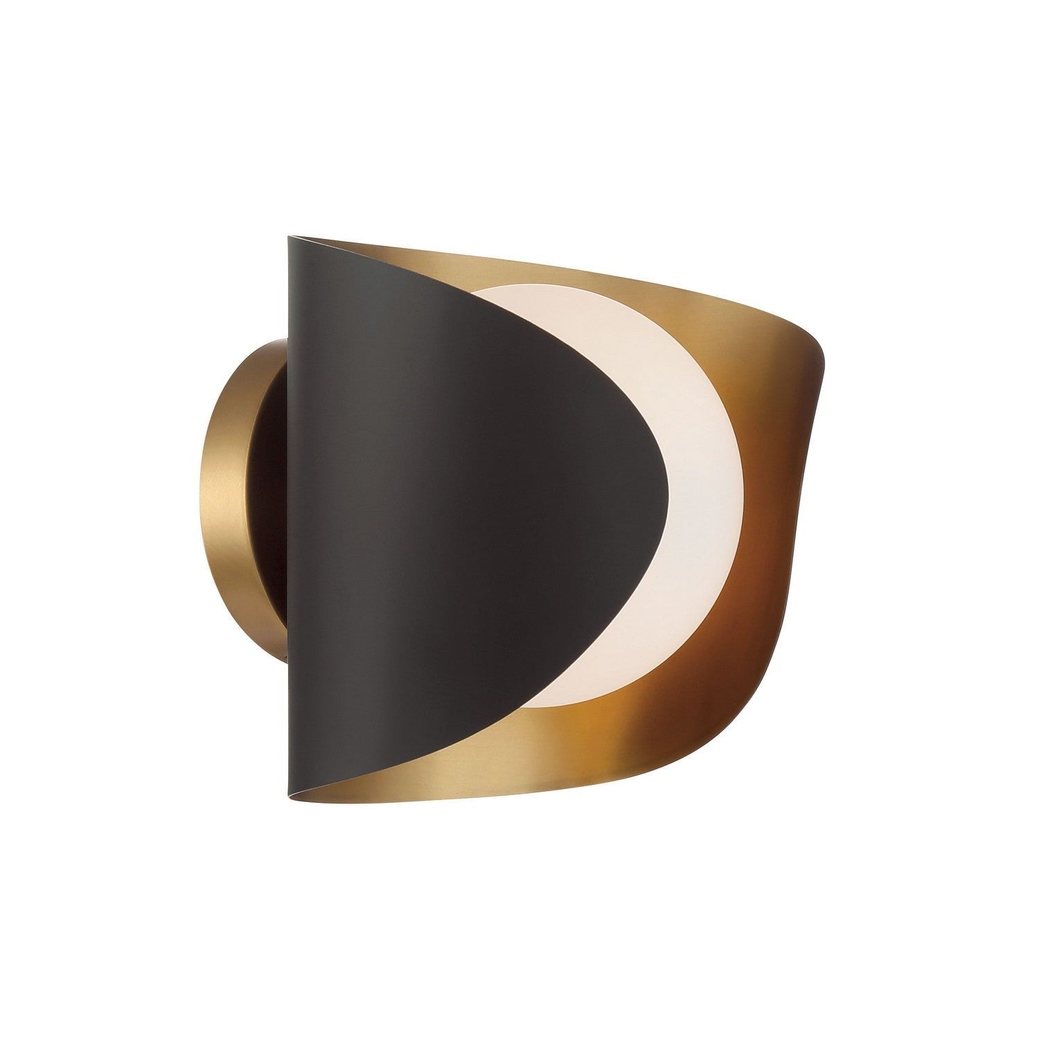 Minka-Lavery - 3771-855 - One Light Vanity - Flare - Legacy Brass & Dark Bronze