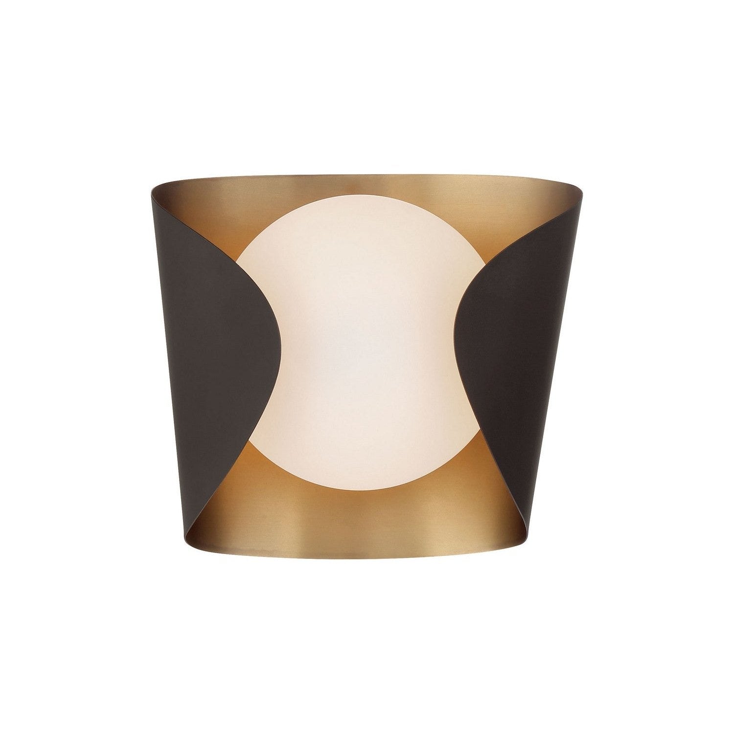 Minka-Lavery - 3771-855 - One Light Vanity - Flare - Legacy Brass & Dark Bronze