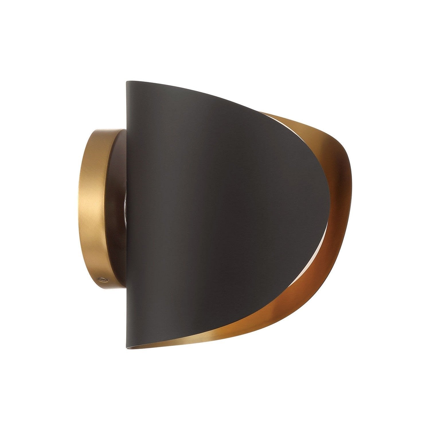 Minka-Lavery - 3771-855 - One Light Vanity - Flare - Legacy Brass & Dark Bronze