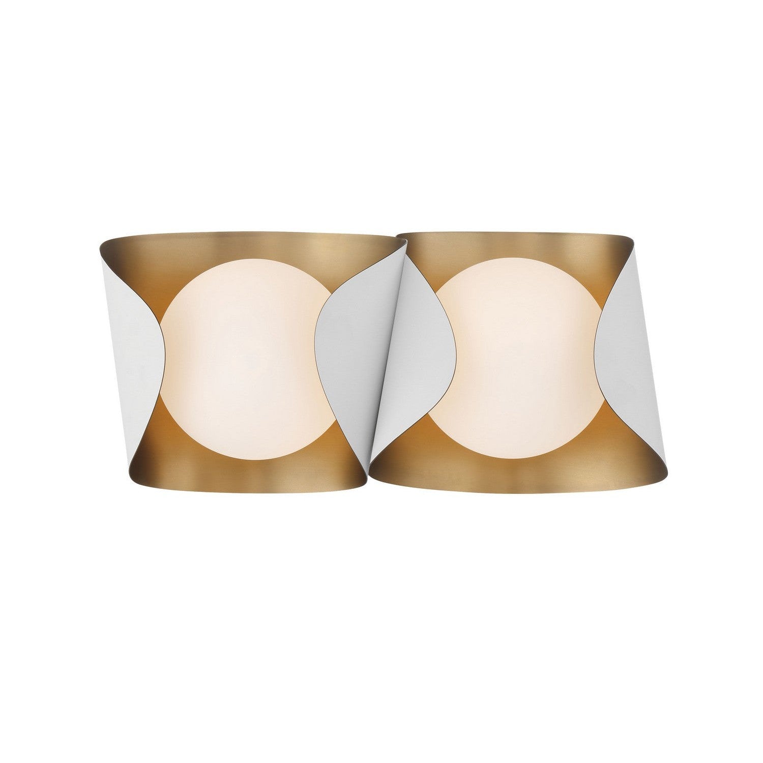 Minka-Lavery - 3772-893 - Two Light Vanity - Flare - Sand White