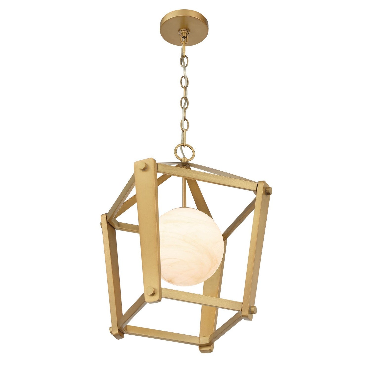 Minka-Lavery - 3784-732 - One Light Pendant - Shimmer - Legacy Brass