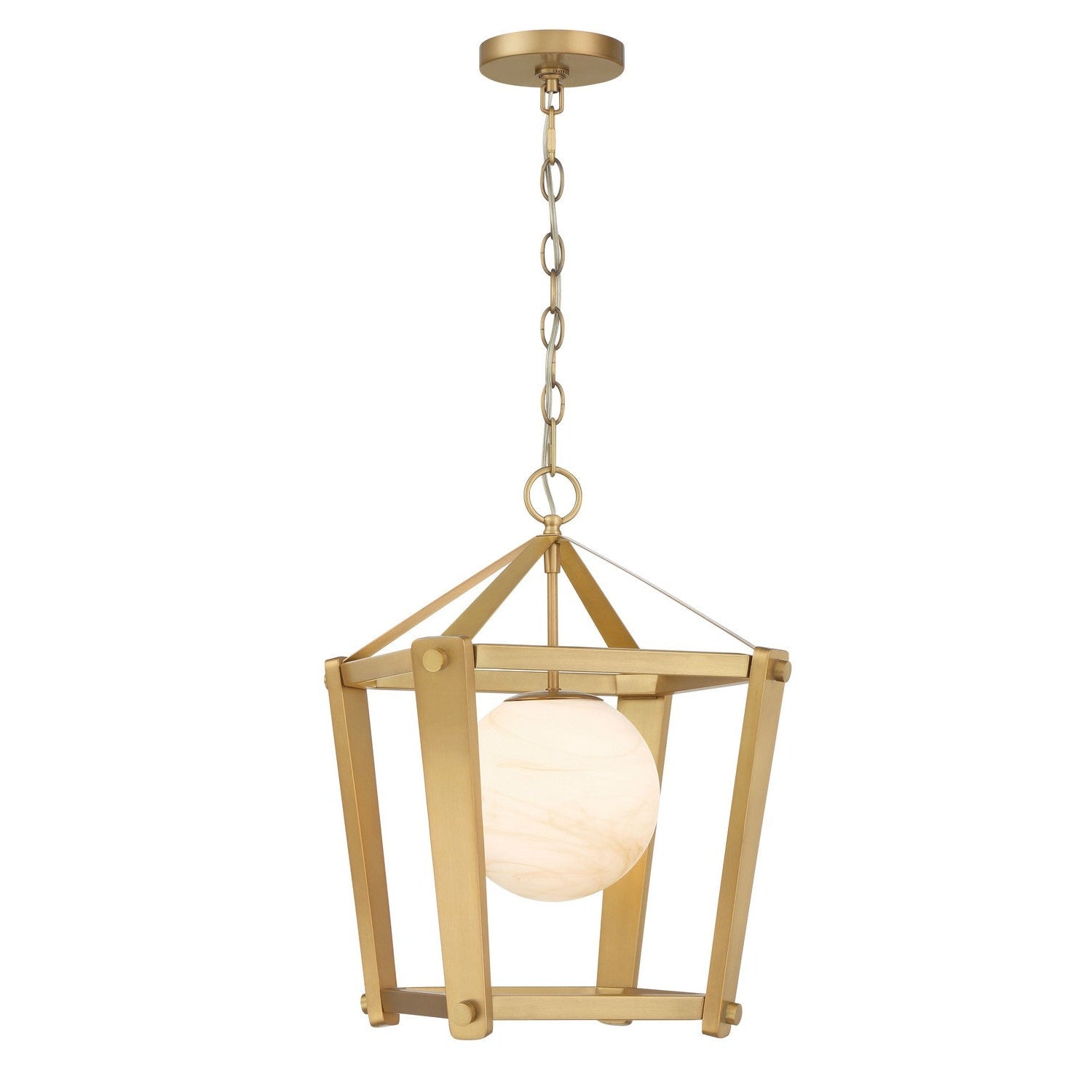 Minka-Lavery - 3784-732 - One Light Pendant - Shimmer - Legacy Brass