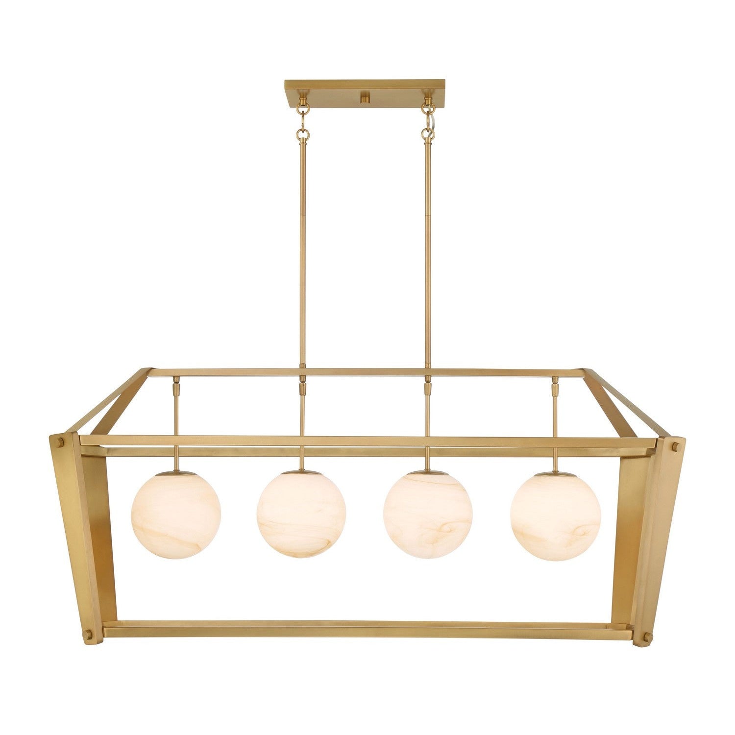 Minka-Lavery - 3787-732 - Four Light Island Pendant - Shimmer - Legacy Brass