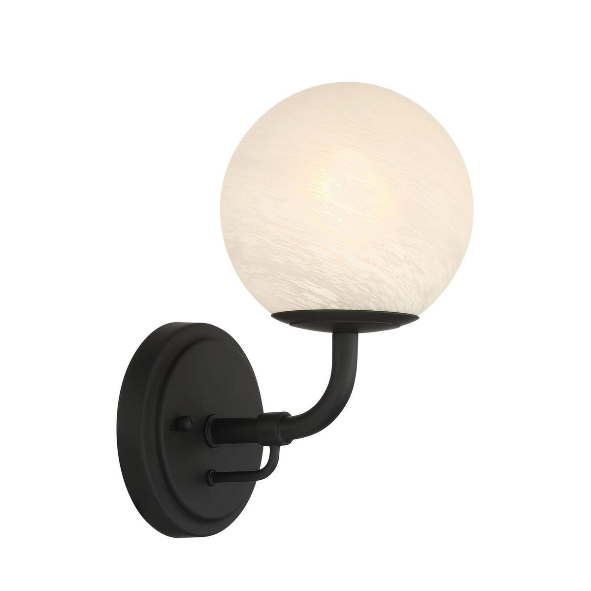 Minka-Lavery - 3791-899 - One Light Vanity - Whitehall - Dark Matte Black