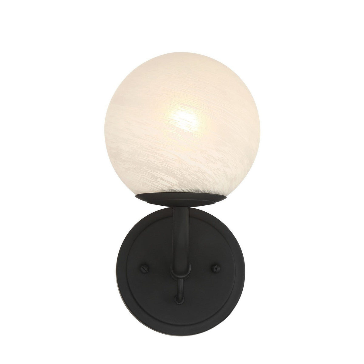 Minka-Lavery - 3791-899 - One Light Vanity - Whitehall - Dark Matte Black