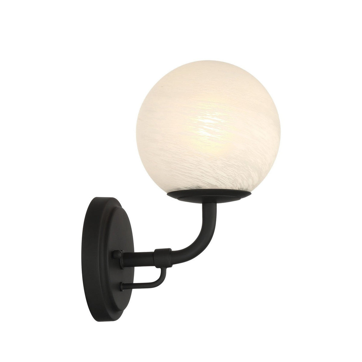 Minka-Lavery - 3791-899 - One Light Vanity - Whitehall - Dark Matte Black