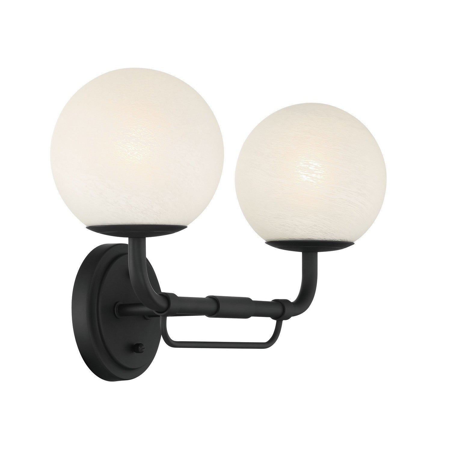 Minka-Lavery - 3792-899 - Two Light Vanity - Whitehall - Dark Matte Black