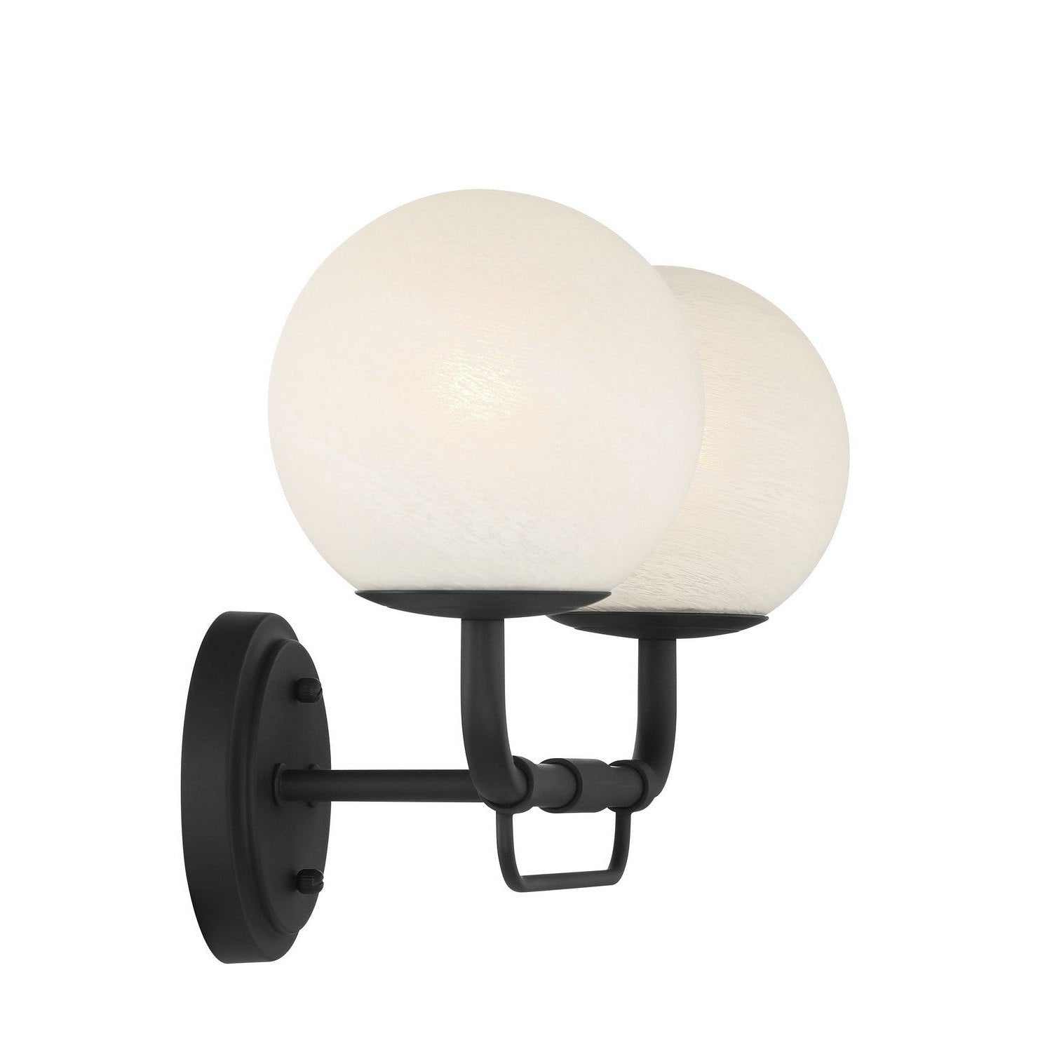 Minka-Lavery - 3792-899 - Two Light Vanity - Whitehall - Dark Matte Black