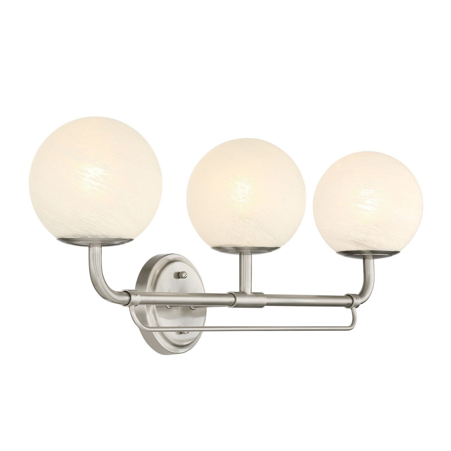 Minka-Lavery - 3793-84 - Three Light Vanity - Whitehall - Brushed Nickel