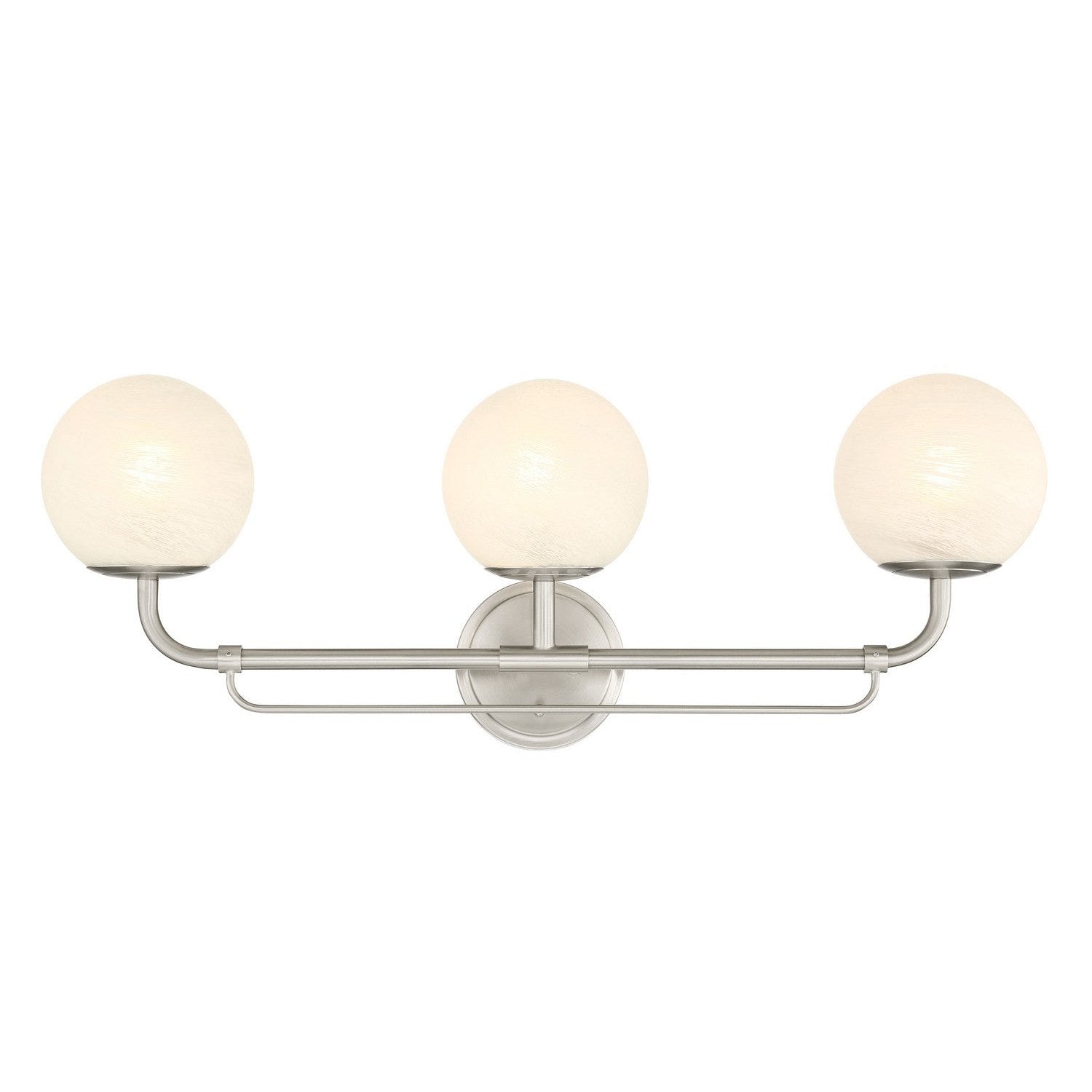 Minka-Lavery - 3793-84 - Three Light Vanity - Whitehall - Brushed Nickel