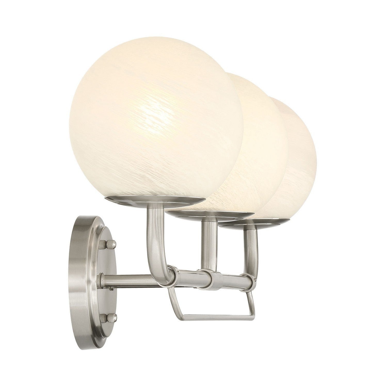 Minka-Lavery - 3793-84 - Three Light Vanity - Whitehall - Brushed Nickel