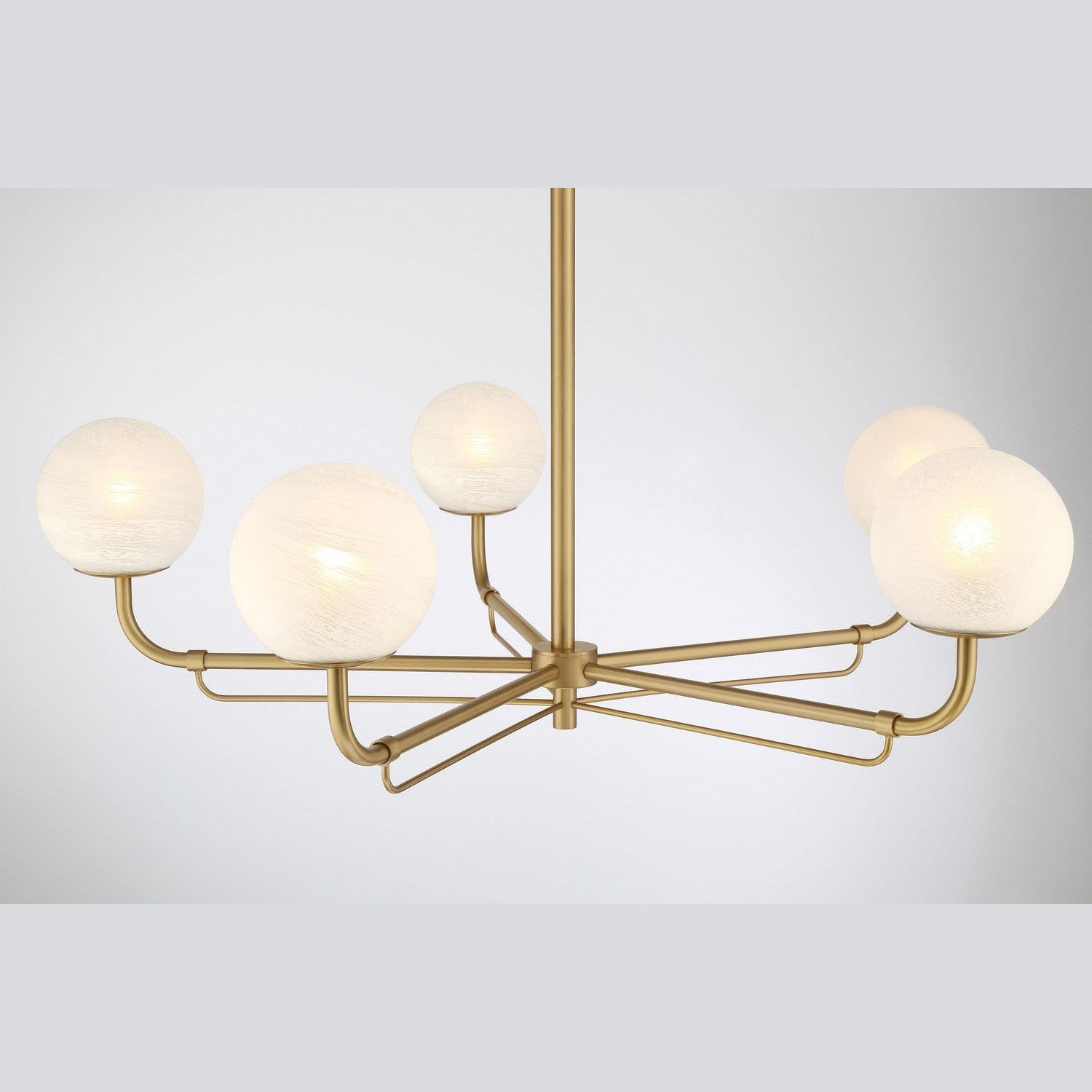 Minka-Lavery - 3795-732 - Five Light Chandelier - Whitehall - Legacy Brass