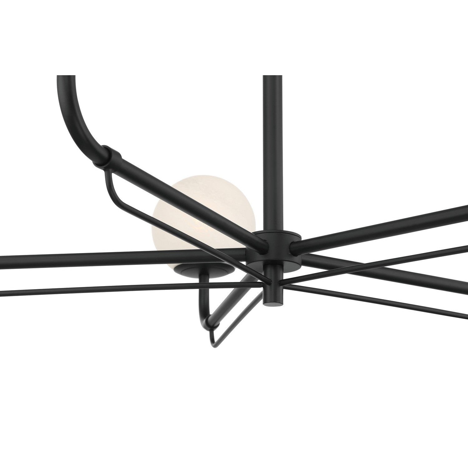 Minka-Lavery - 3795-899 - Five Light Chandelier - Whitehall - Dark Matte Black