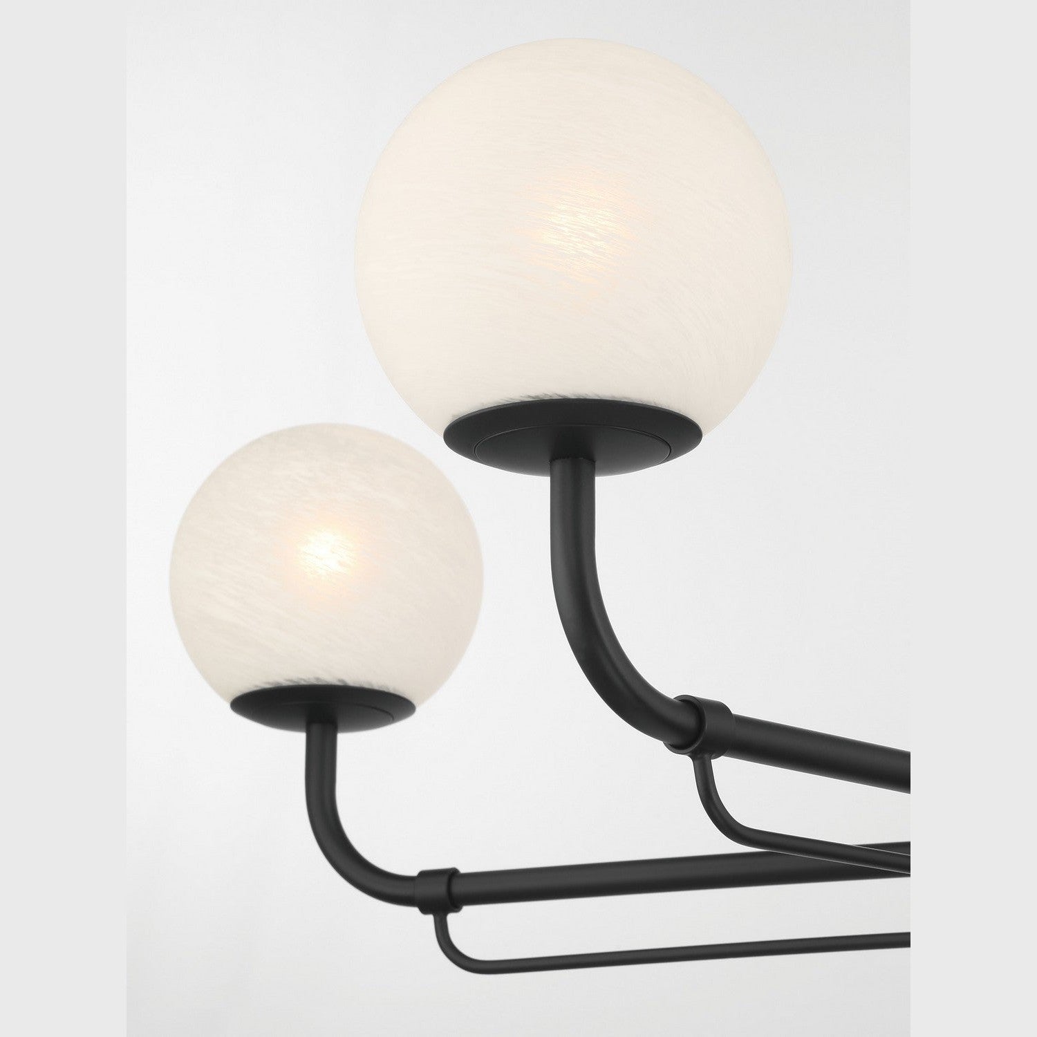 Minka-Lavery - 3795-899 - Five Light Chandelier - Whitehall - Dark Matte Black