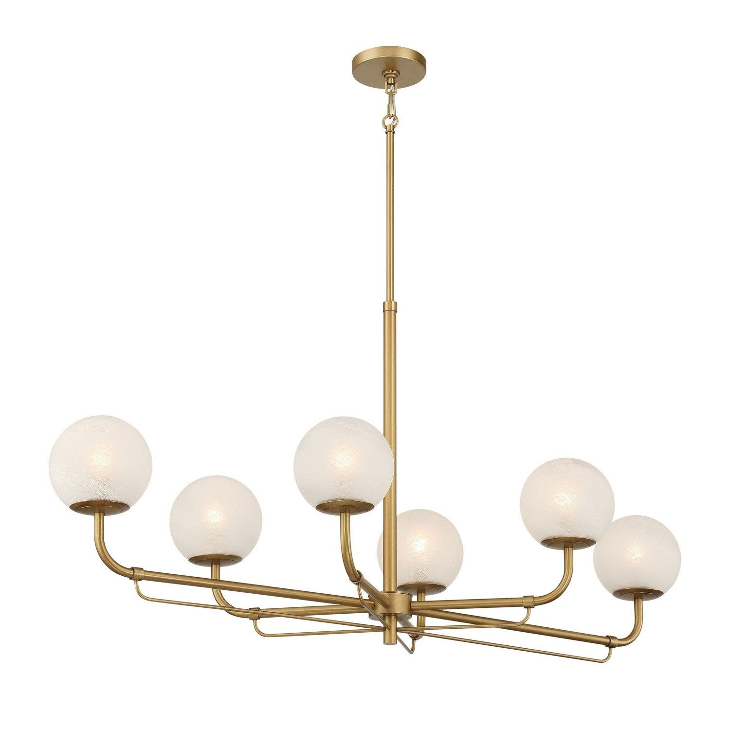 Minka-Lavery - 3796-732 - Six Light Island Pendant - Whitehall - Legacy Brass