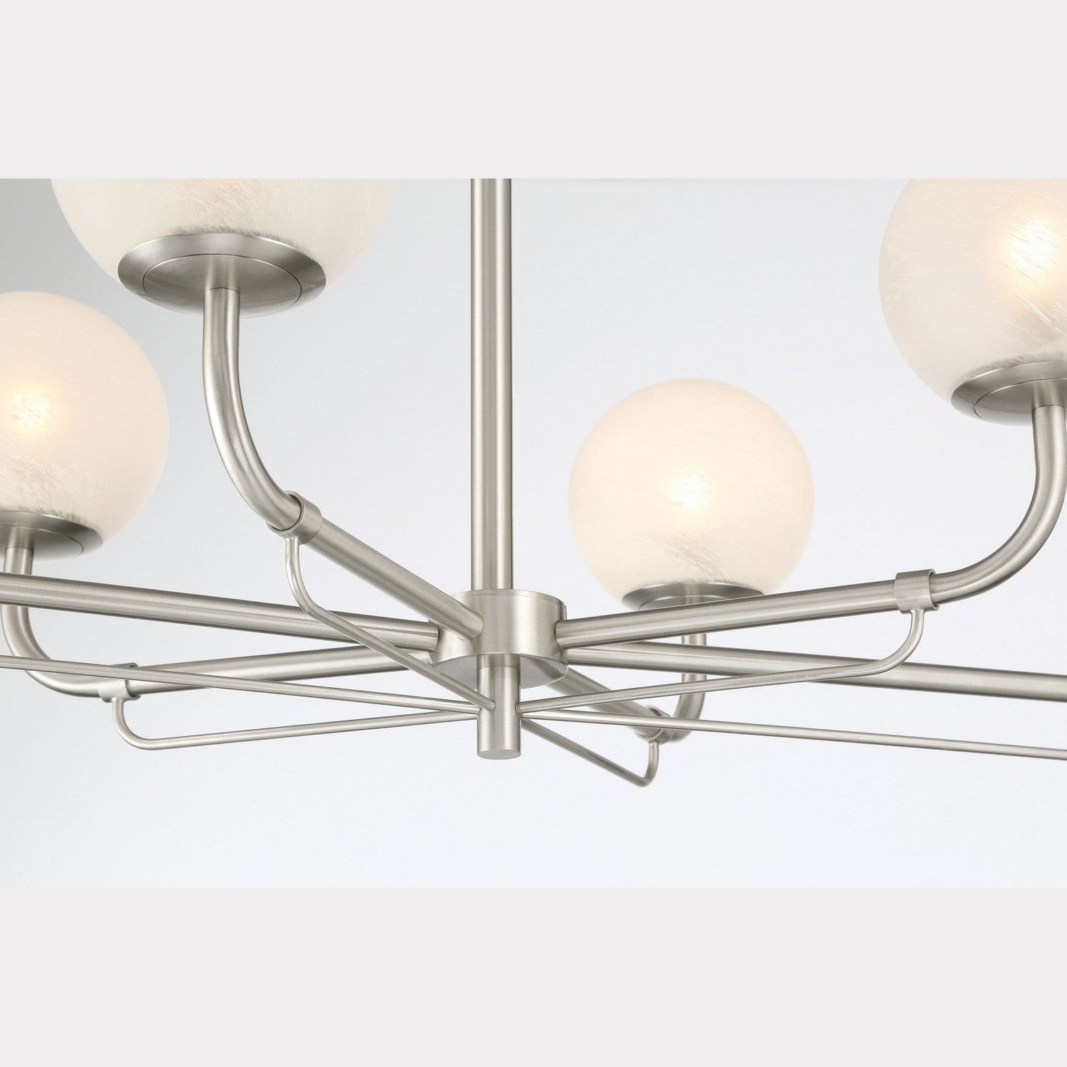 Minka-Lavery - 3796-84 - Six Light Island Pendant - Whitehall - Brushed Nickel